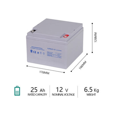 6.5kg SLA Sealed Lead Acid Battery 25Ah Deep Cycle Battery