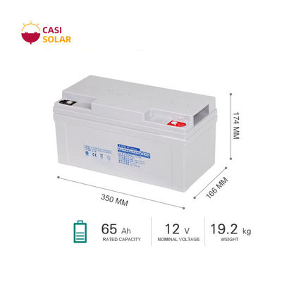 65Ah Deep Cycle Gel Battery LCPC Maintenance Free Lead Acid Battery Home
