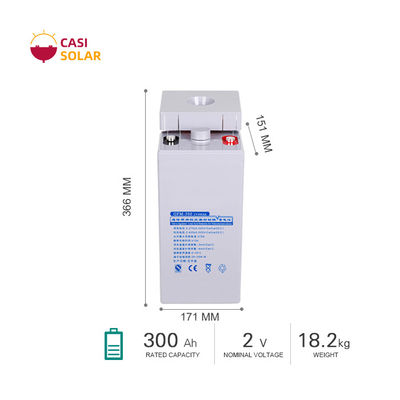 JGFM Maintenance Free Battery 2v 300ah Energy Storage